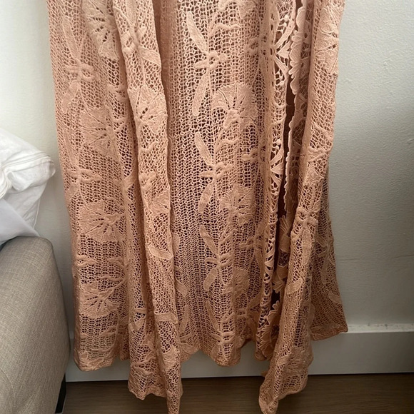 Jen’s Pirate Booty Reflection Lapis Maxi Dress Ombré Boho Bohemian Festival RARE - Picture 4 of 10